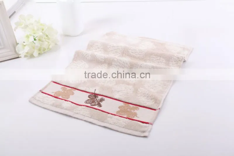 embroidery face bath towels set