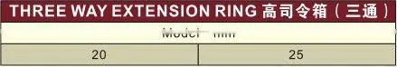 UPVC Three Way Extension Ring DIN PN16 /plastic Extension Ring