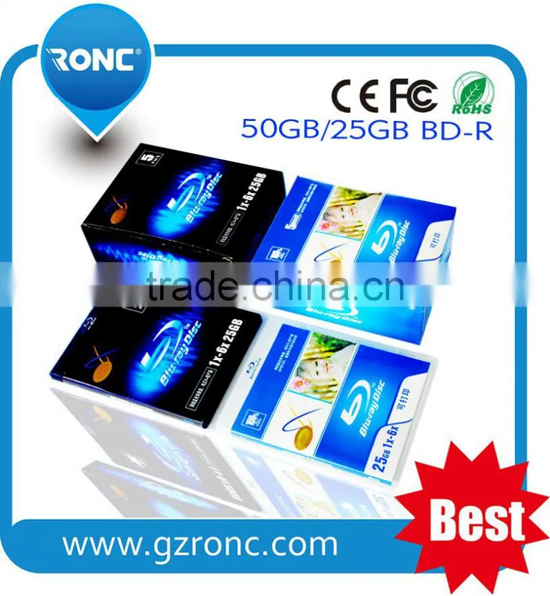 2016 Wholesale 25gb Blueray dvd Disc Made in china