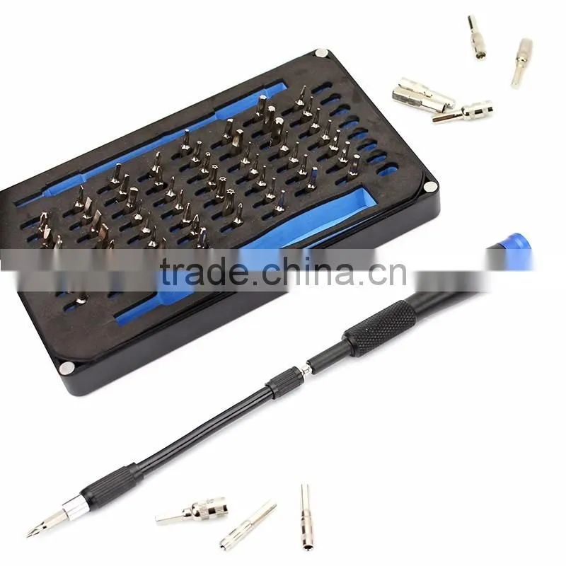 64 in 1 multi-function screwdriver set for iphone 4 5 6S mobile phone repair disassemble tools