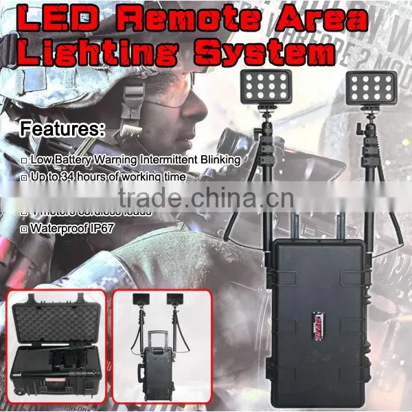 china factory direct sale led work light 72w portable lighting tower for police , fire fighting