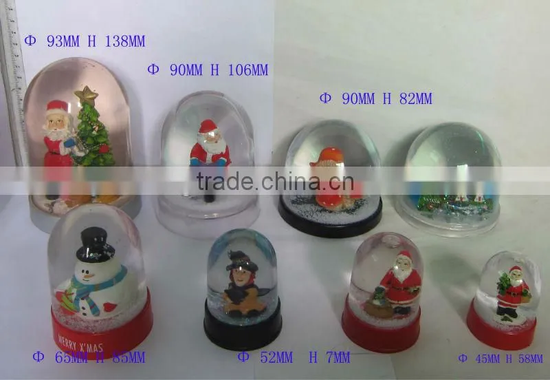 Plastic ghost snow globe