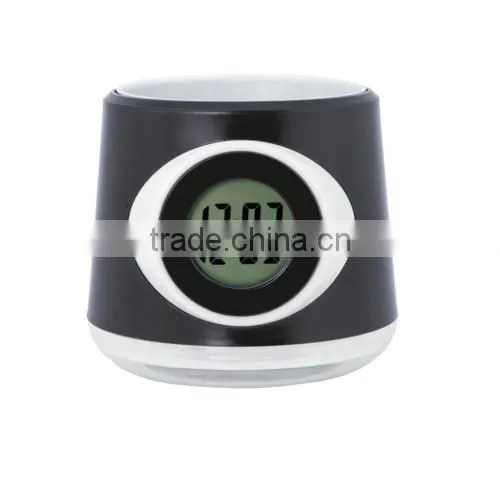 Funny colorful flowerpot with clock,digital table clock