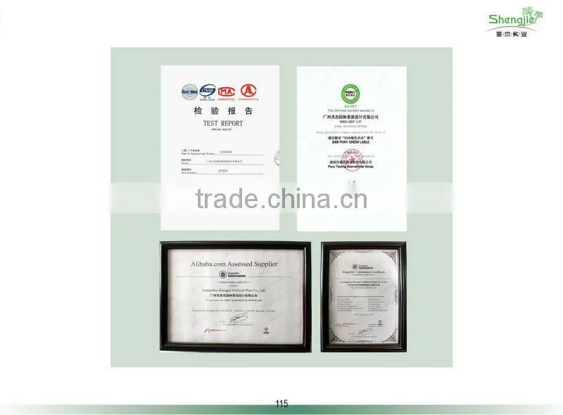 wholesale price decoration indoor artificial wall hanging plants and rocks