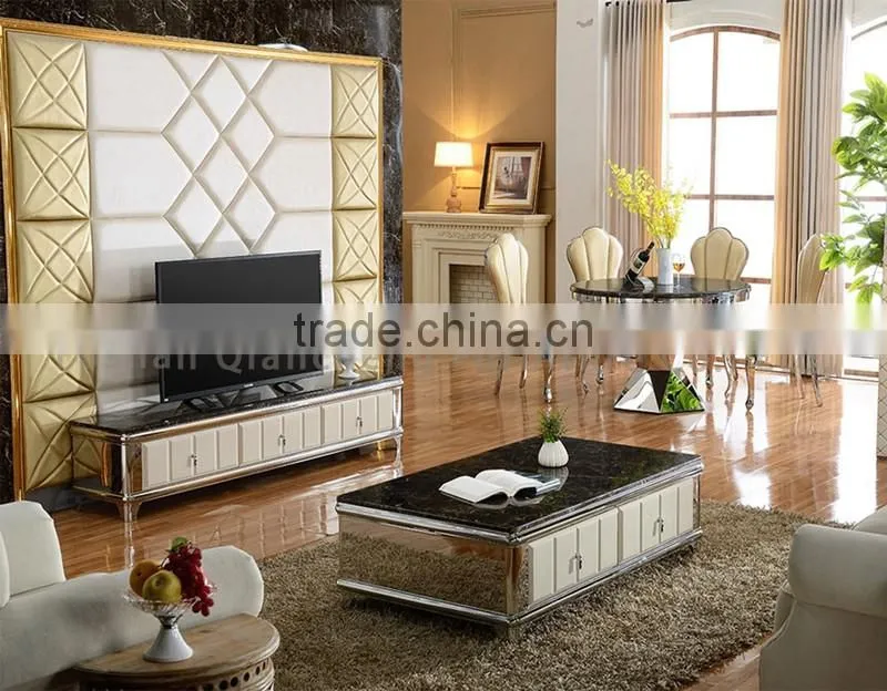 Dining Room Mini TV Stand Turkey Marble Top
