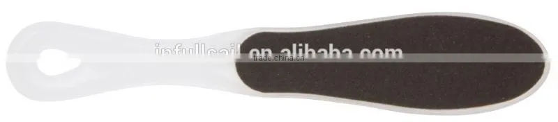 Sandpaper foot file with plastic handle,pedicure foot file,smoother foot file