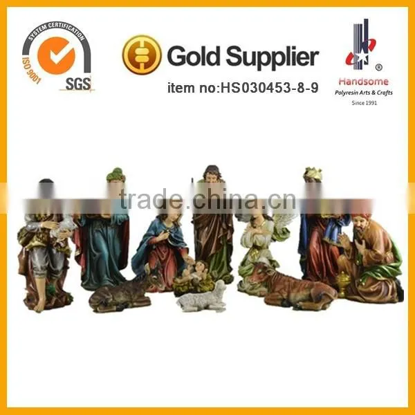 8'christmas nativity sets, christ child polyresin, 2014 religious crafts