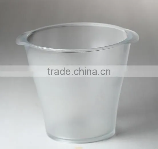 Best-selling Eco-friendly Plastic Ice Container/red acrylic ice bucket /round wine barrels of wine barrel