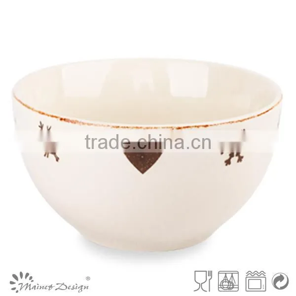 promotion trend christmas gift 2014 ceramic christmas bowl