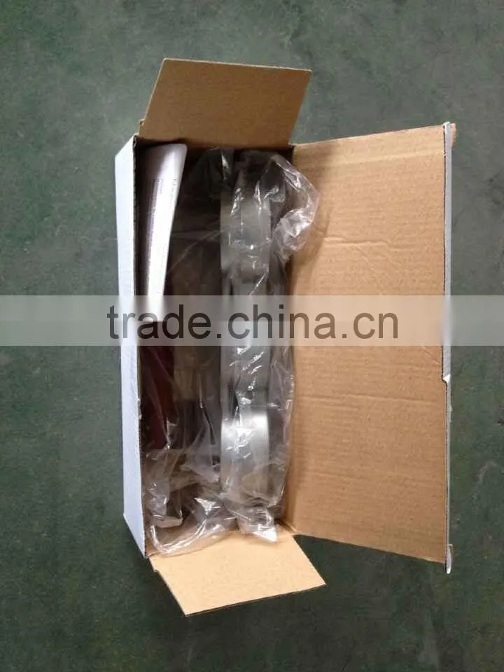3 section wood handle aluminum burger maker with wax disc paper