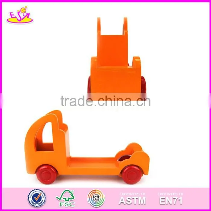 2017 New design toddlers loading blocks kids wooden toy trucks W04A336