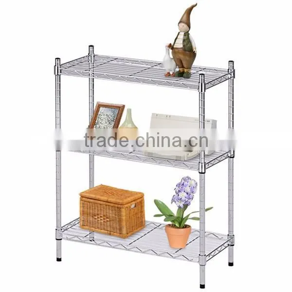 Space saver metal storage shelf with wheels, detachable warehouse storage rack