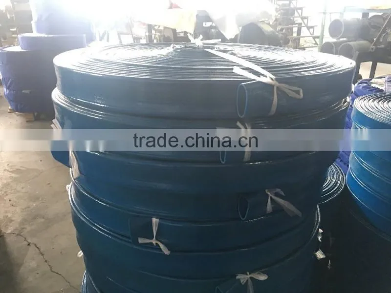 High Quality PVC lay falt hose with ISO/CE certificates PVC flexible hose
