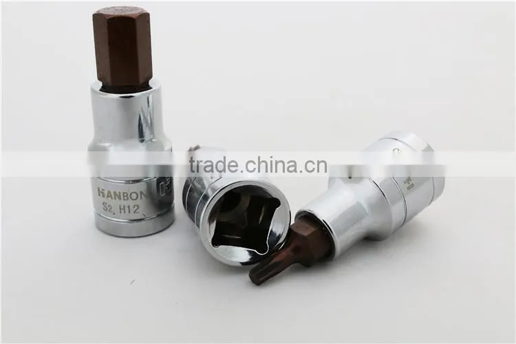 Pattern screwdriver sleeve, Flower Screwdriver Socket,12.5MM Screwdriver Socket