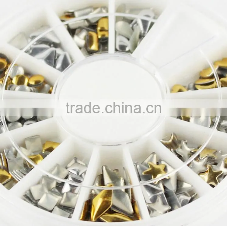 DIY Nail Art Decoration 3D nail metal shell for nails 3D nail art decoration