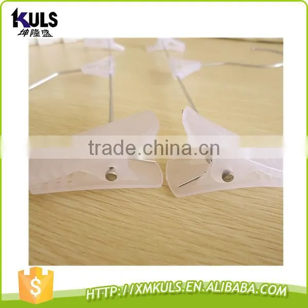 24CM Multi-functional anti-skid plastic pants clip plastic hanger for clothes
