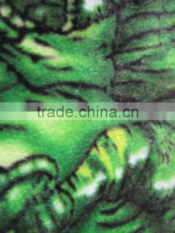 low price velvet sublimation heat transfer print