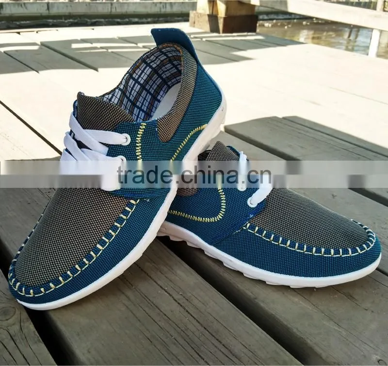 Lastest design alibaba china flat canvas shoe man trainers shoes 2017