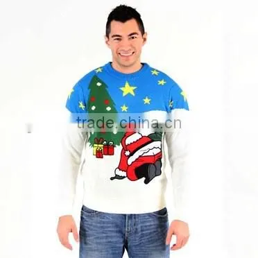 Latest design mens Santa's Butt Crack ugly Christmas Sweater
