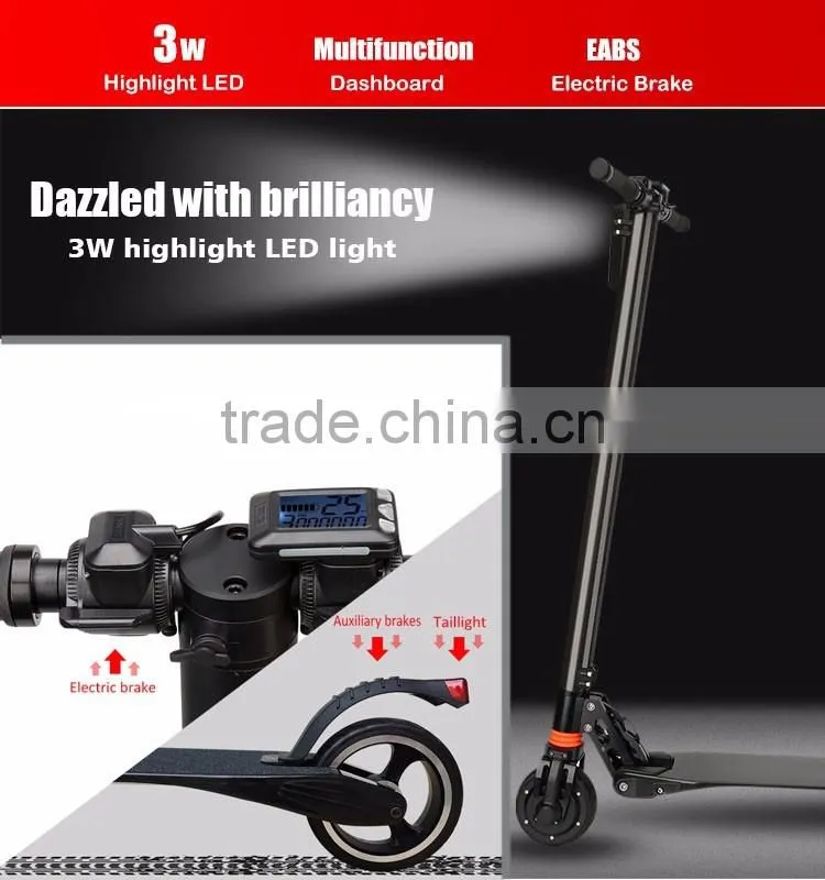 2017 New Suspension fork Motorcycle Carbon Fiber Fat Tire City Coco 2 Wheel Harley Electric Scooter