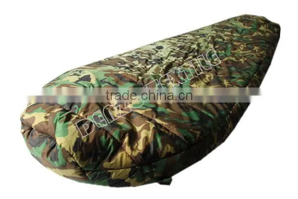 Woodland camouflag military sleeping bag