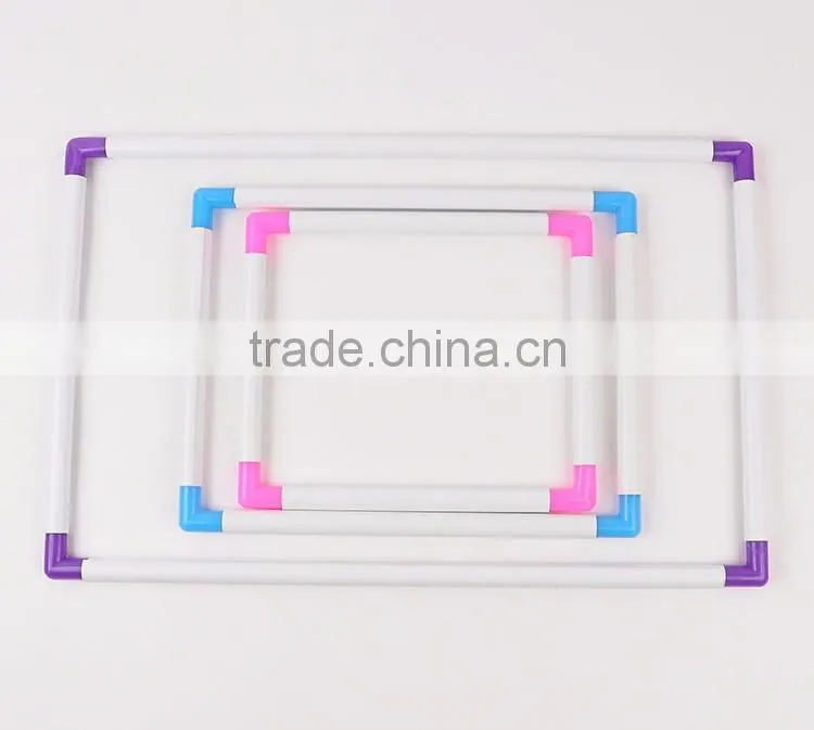 High Quality PVC Colorful Embroidery Hoop, Plastic Hoop For embroidery, Textile Round Hoop