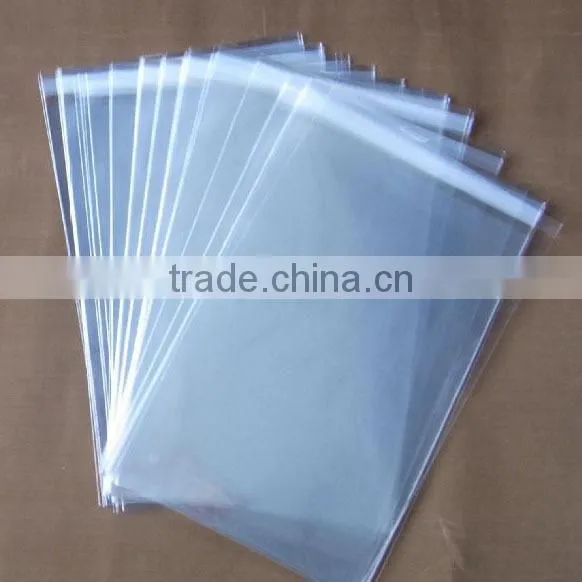 clear self adhesive poly bag