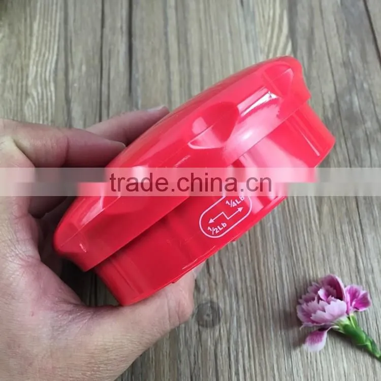 Innovative cookie non stick silicone hamburger patty Maker Pork high performance hamburger freezer container for handle press