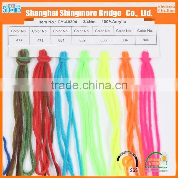 best wholesale space dyed knitting yarns, OEKO-Tex Standard quality 100 acrylic yarn with free samples