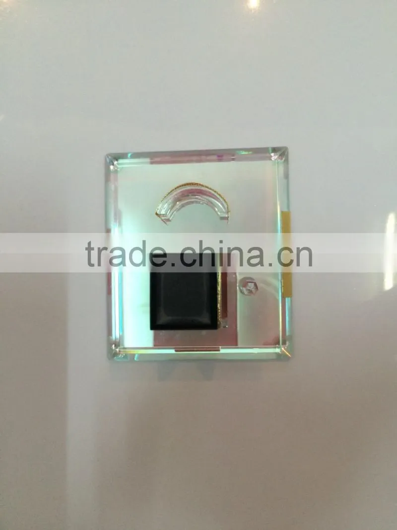 Saudi Building Black Optic Crystal Kaaba With 24K Gold Plated Metal For Muslim Souvenirs