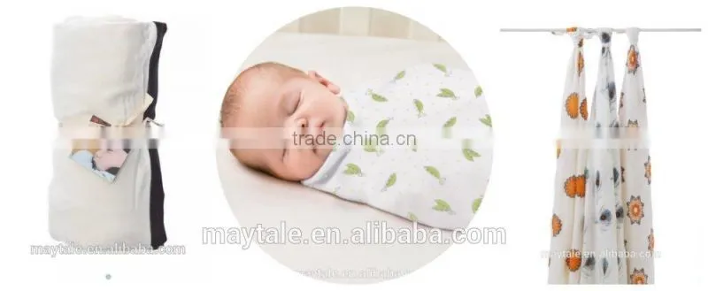 47x47" prewashed organic swaddle blanket