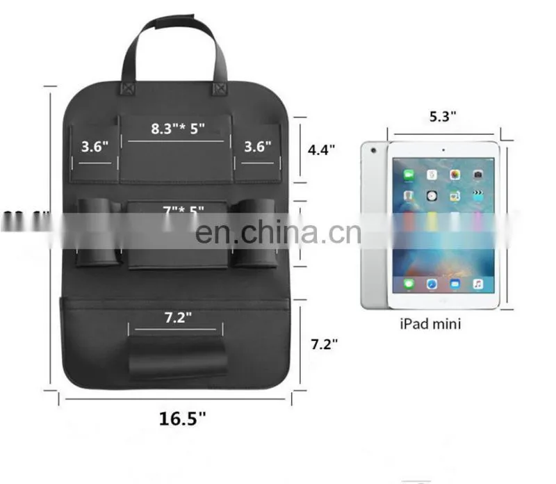 Car Seat Back Organizer with Tablet Holder Universal Use as Car Backseat Organizer for Kids