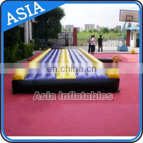 Red+white inflatable air mattress for dancing
