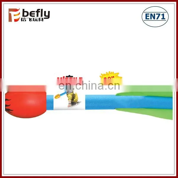 Funny foam air pump rocket toys