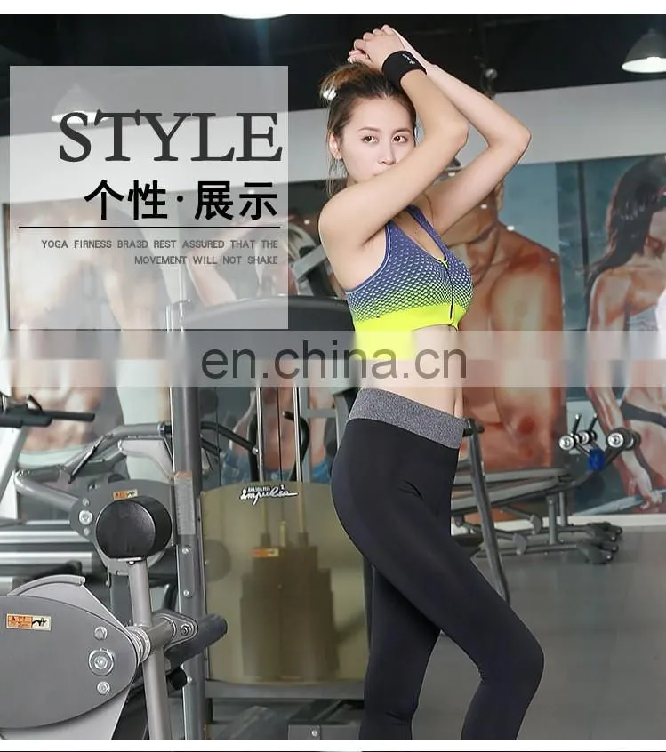 Women 3D High-impact Full-cup V-back Wirefree Shockproof Sports Bra#YG-02