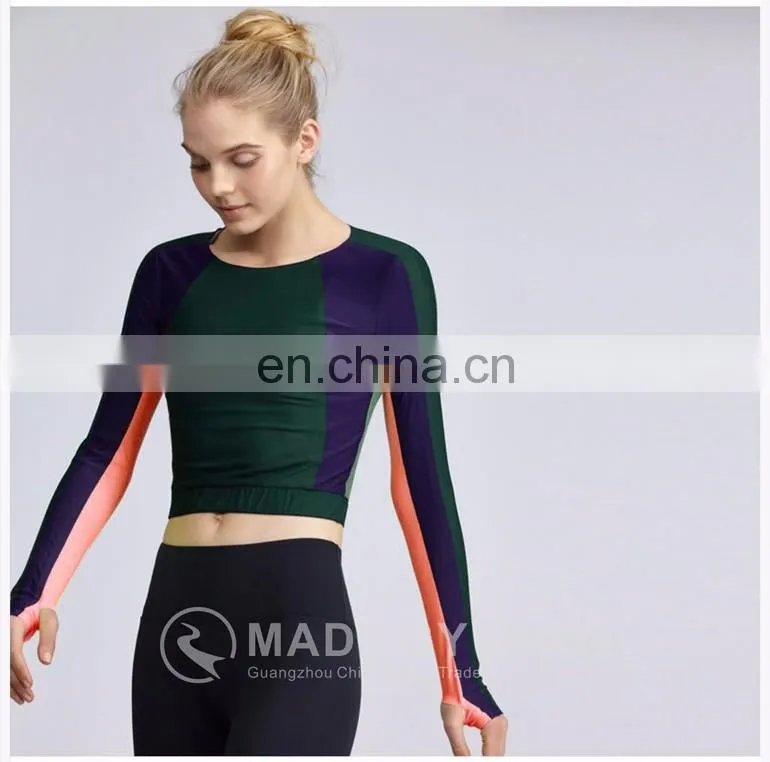 womens long sleeve dri fit surfing color changing swimwear