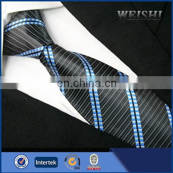 100% Silk Woven Tie Fashion Stripe Printed Mens Ties