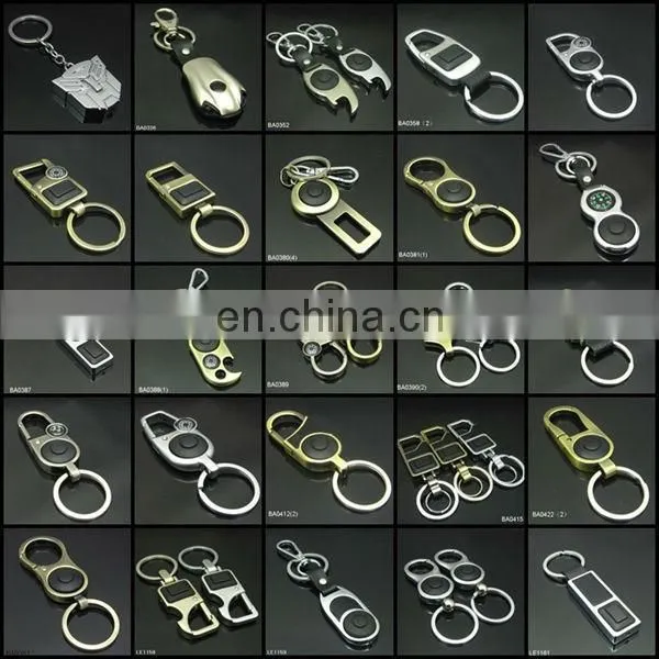 Printed custom logo mini LED flash light bulb keychain