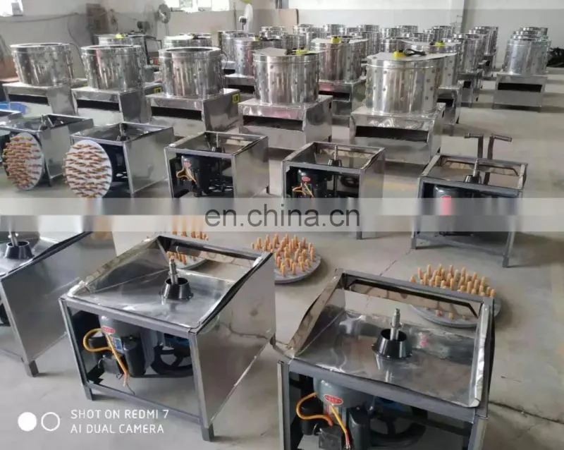 automatic slaughtering equipment chicken plucking machine / broiler chicken plucking machine / chicken feather plucker for sale