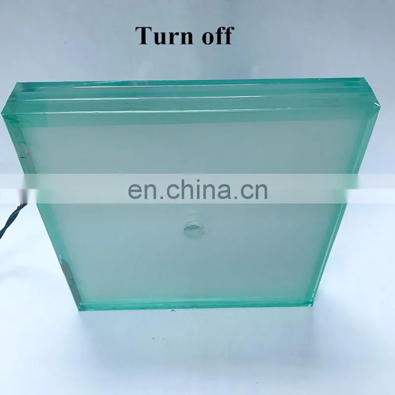 Favorable price with high quality pdlc smart glass 15+15+15mm anti slip safety clear translucent laminated glass floor