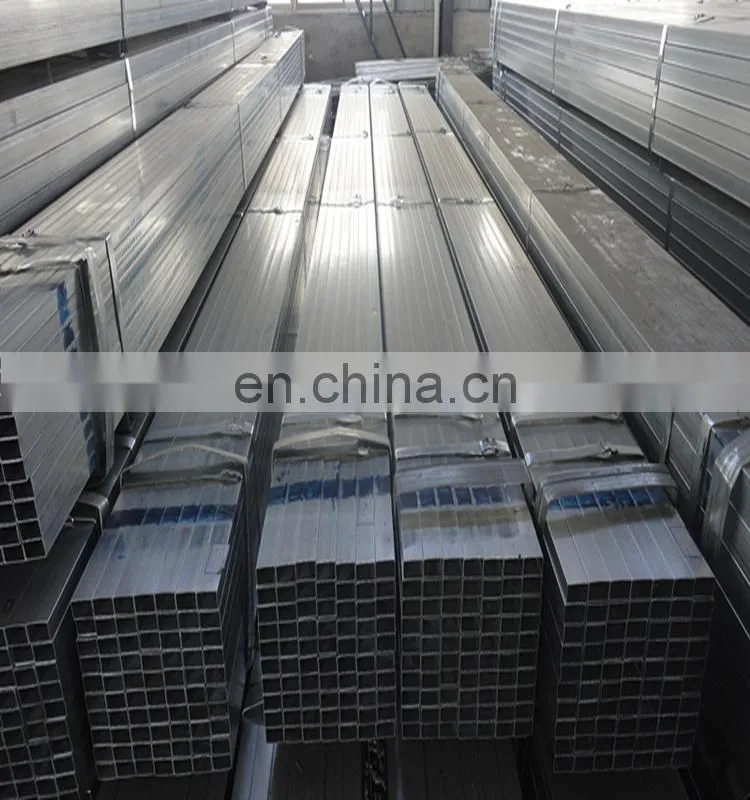 trade assurance ASTM A53/A106/Q195 galvanized steel square tube with low price from China supplier