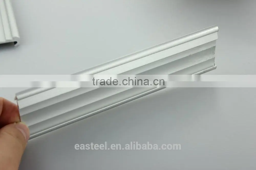 Aluminum extrusion Price profile as Label Holder on supermarket