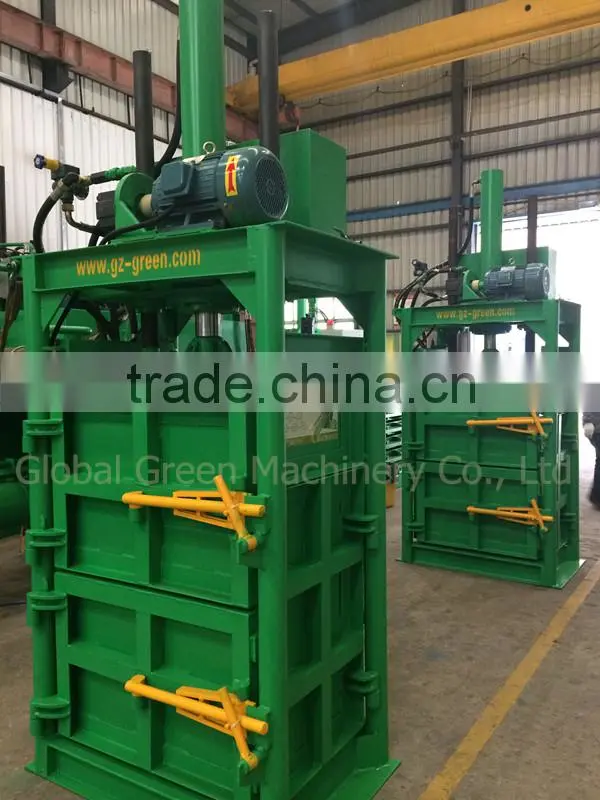 Small Vertical Plastic Hydraulic Baling Machine