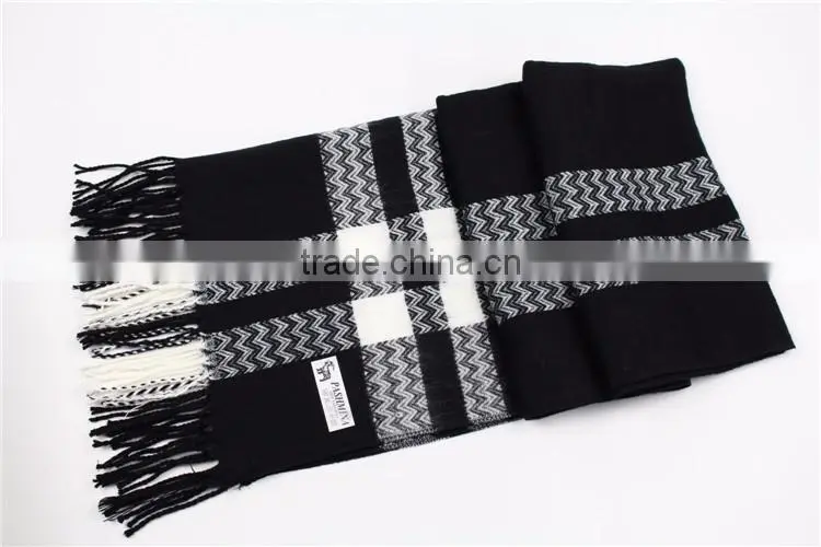 Hot sale men acrylic scarf
