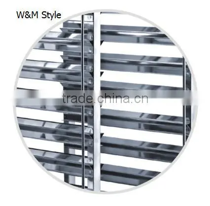 Factory supply stainless steel bakery bread cooling tray trolley cart
