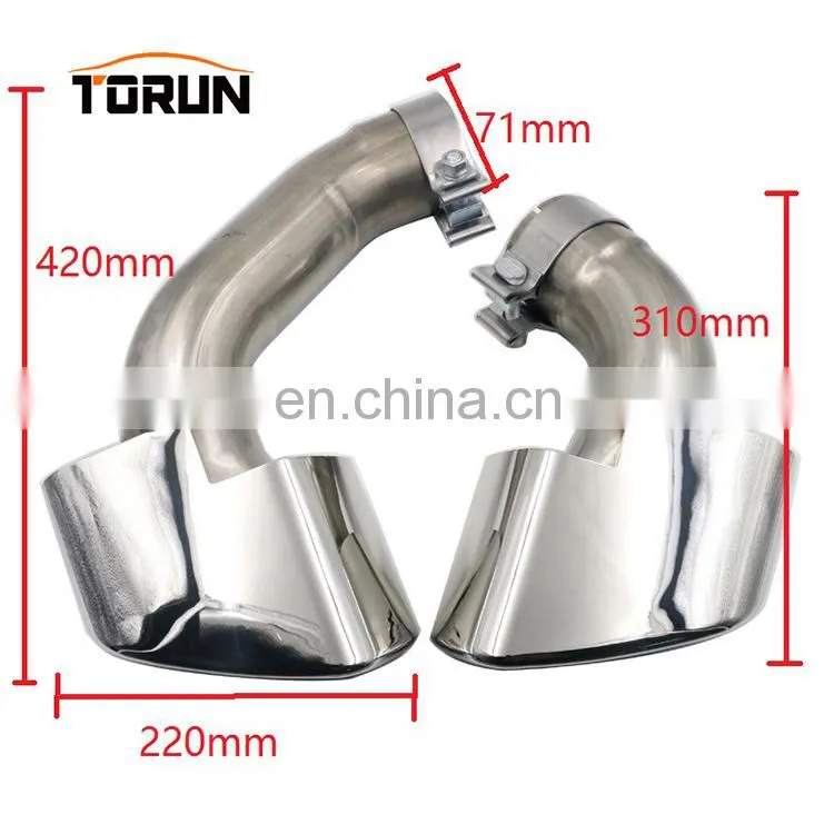 New style Universal racing stainless exhaust tips for lexus