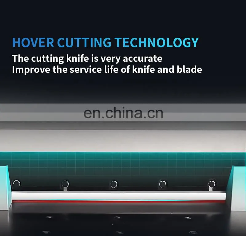 Samsmoon New Arrival Office Mute Hydraulic Electric Heavy Duty Max Cutting Size 500Mm Guillotine Paper Cutter