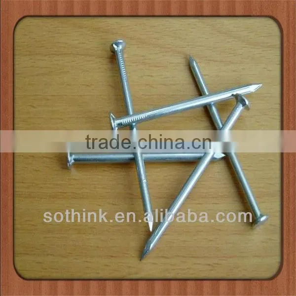 groove shank galvanized concrete nails