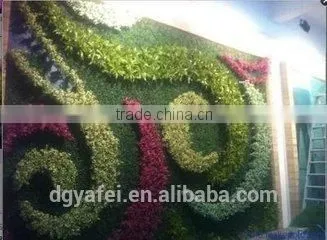 fake artificial wall plants artificial vertical grass/artificial wall hanging plant