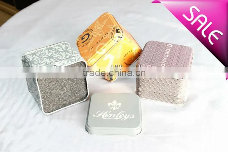 round watch tin box